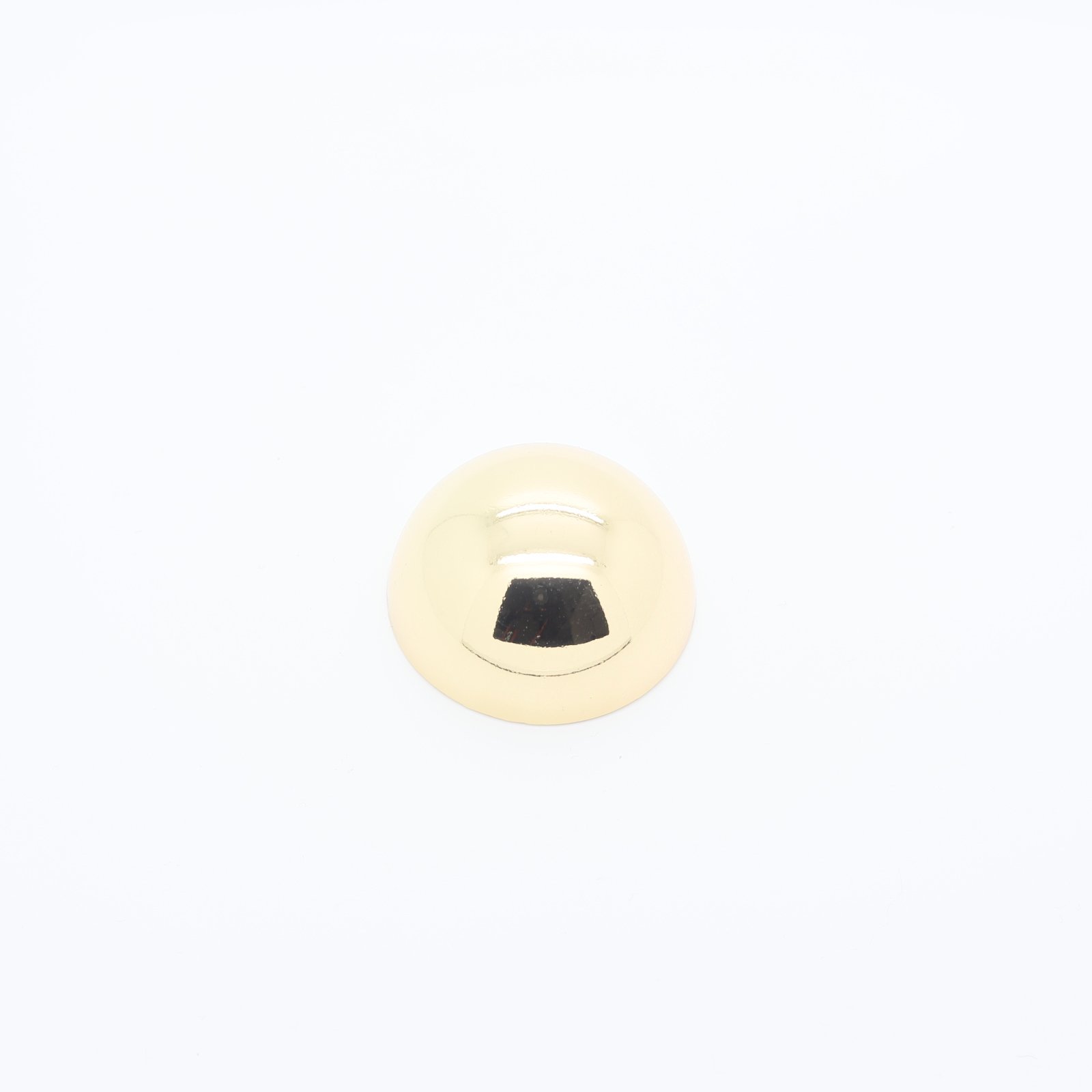 Passant rond en métal doré