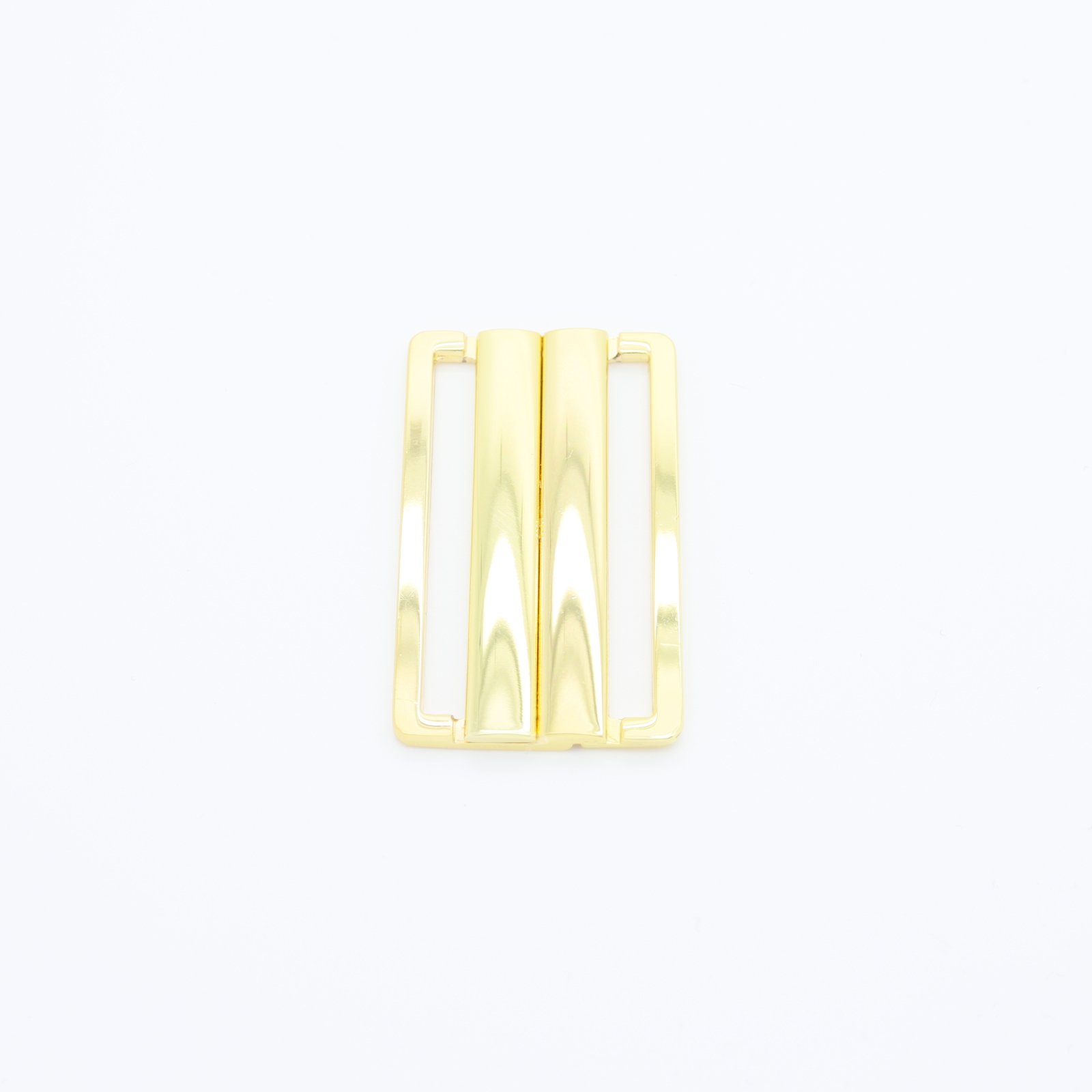 Grand fermoir attache en métal doré brillant 54 mm