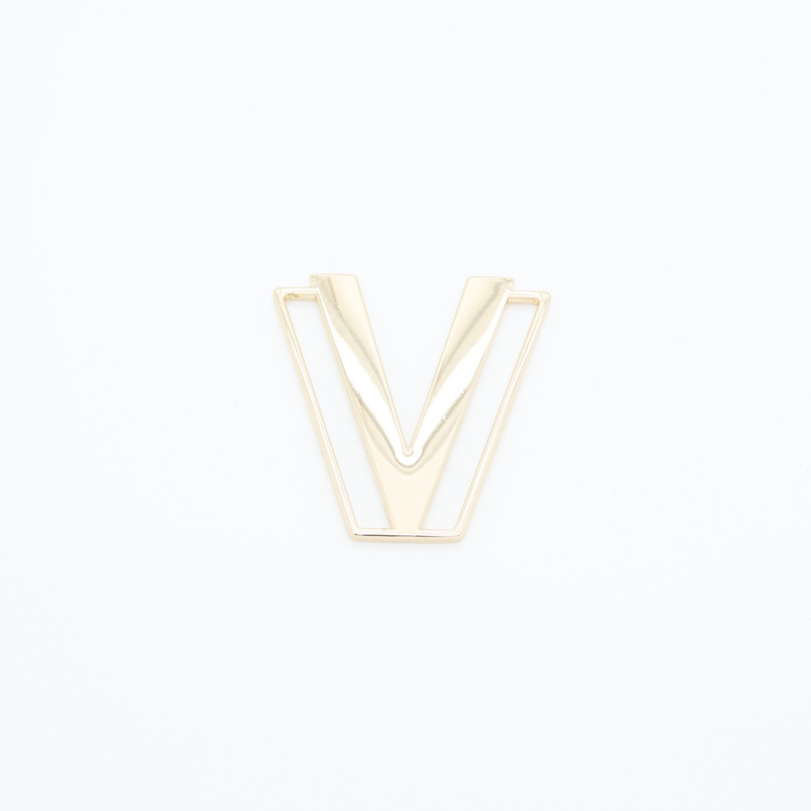 Séparateur en forme de V en métal doré