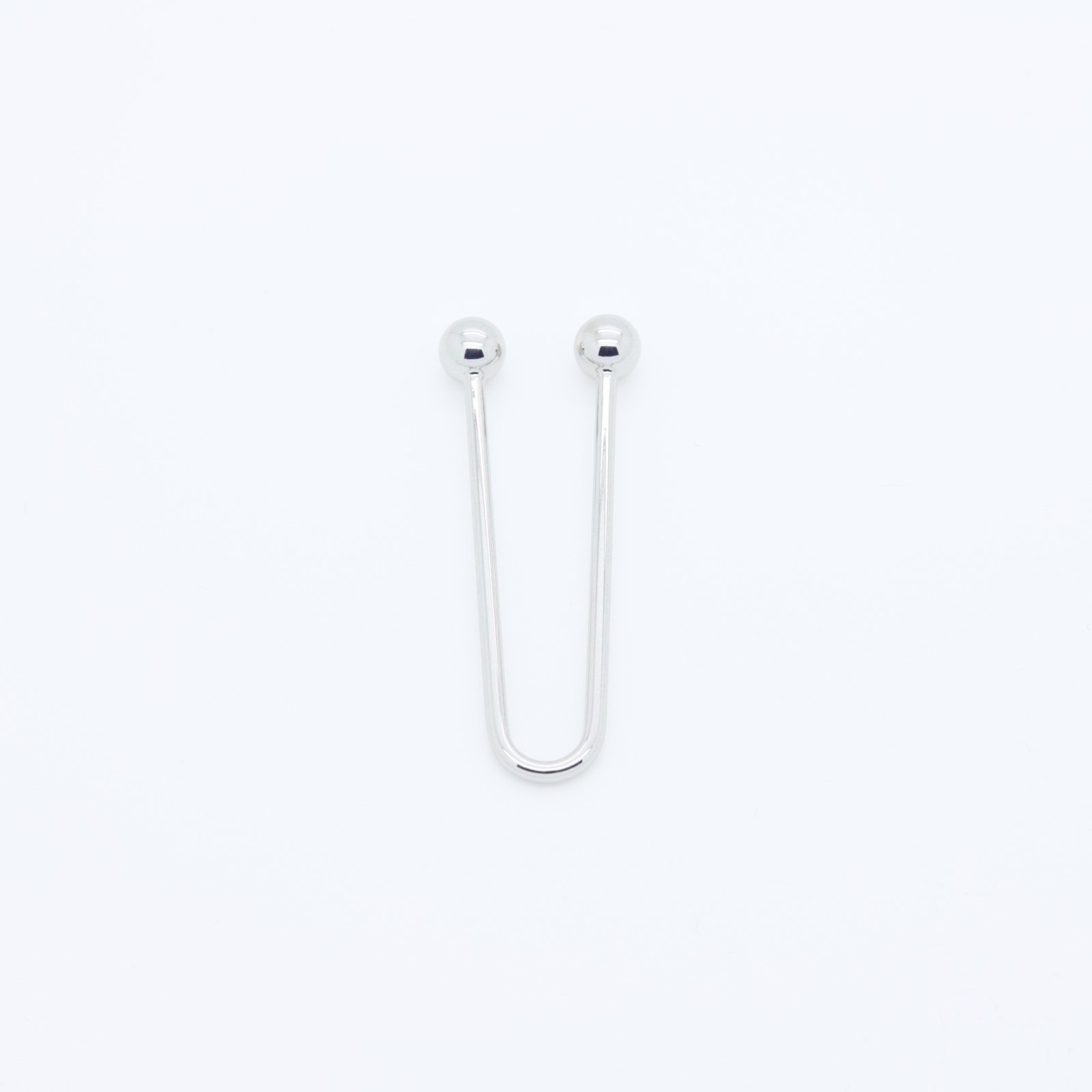 Séparateur en métal couleur argent en forme de U