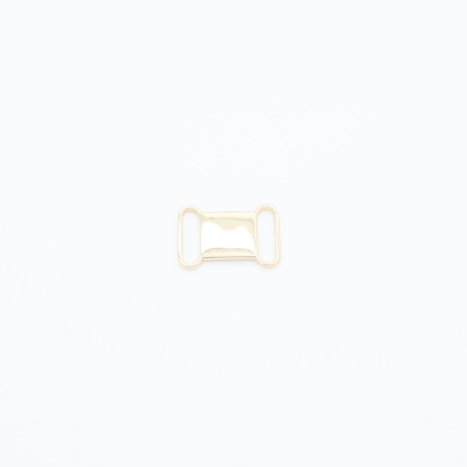 Conector central de metal dorado