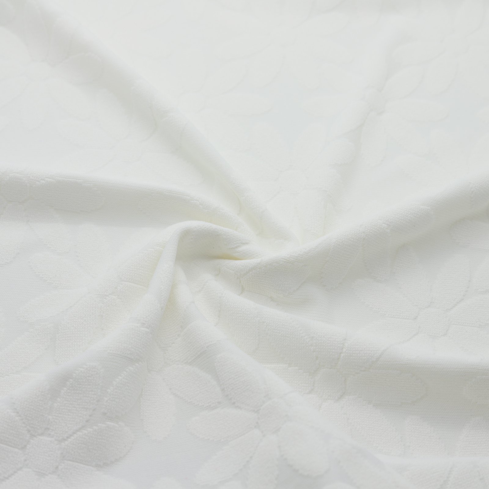 Tissu en maille jacquard à imprimé floral