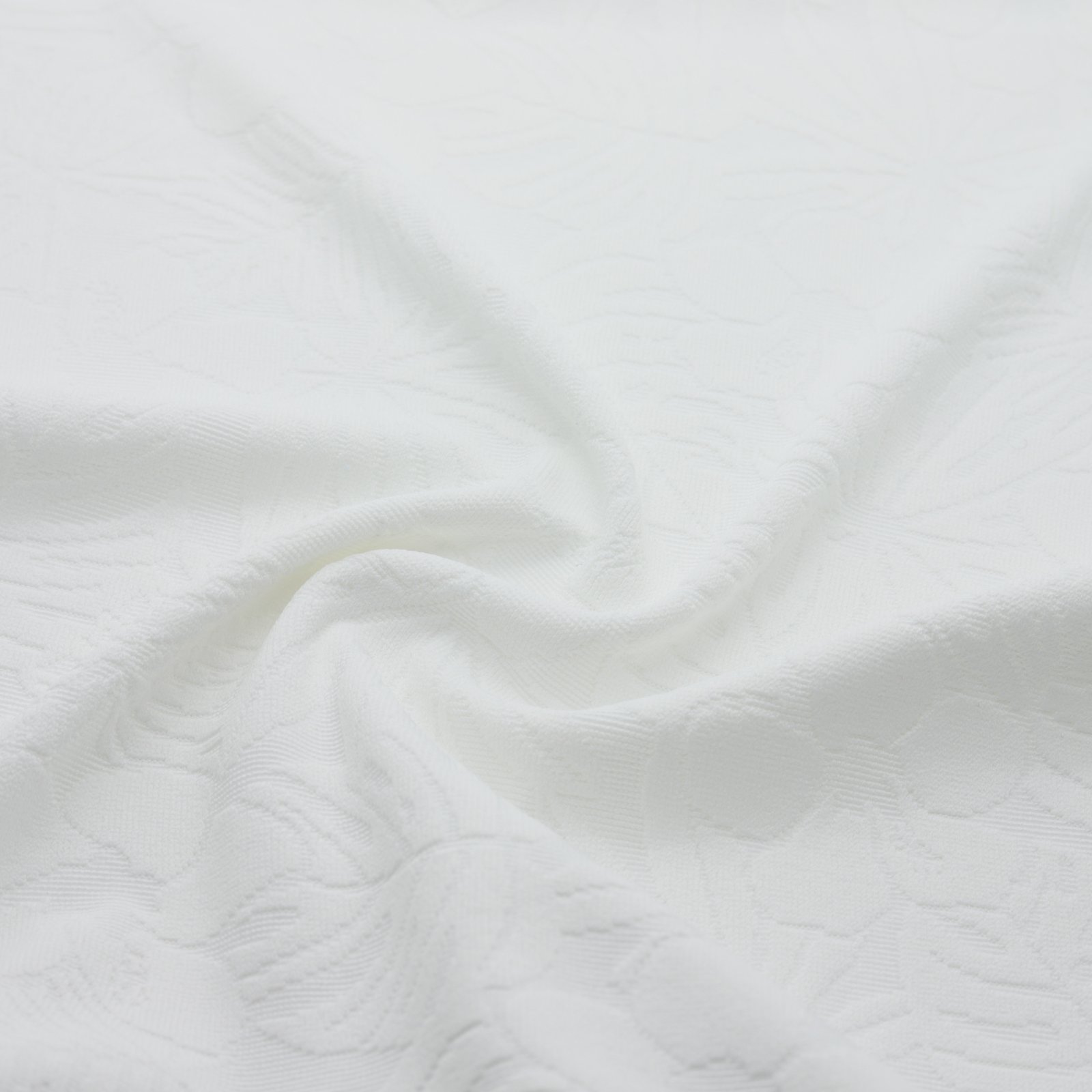 Tissu jacquard à motifs floraux et feuillages