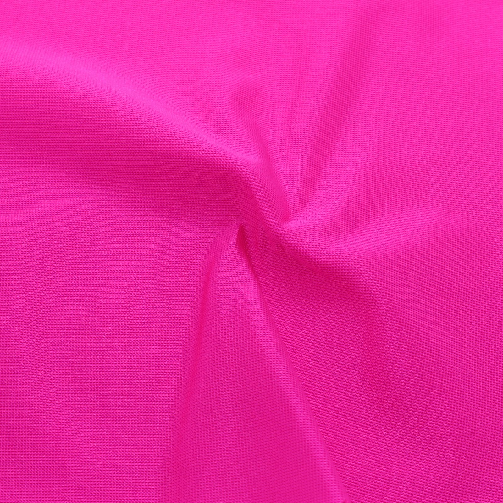 Tissu microfibre rose fuchsia extensible