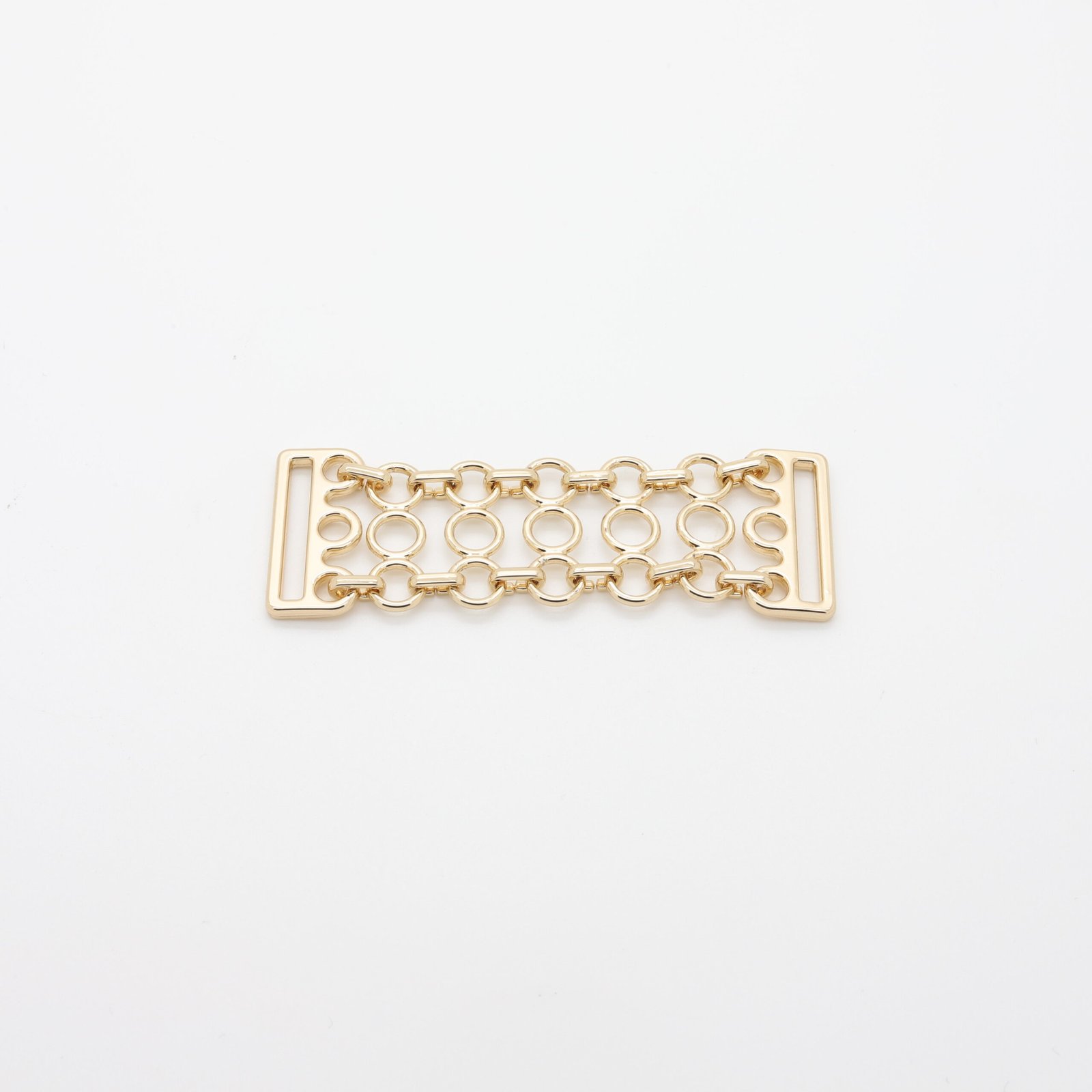 Chaîne connecteur décorative en métal doré