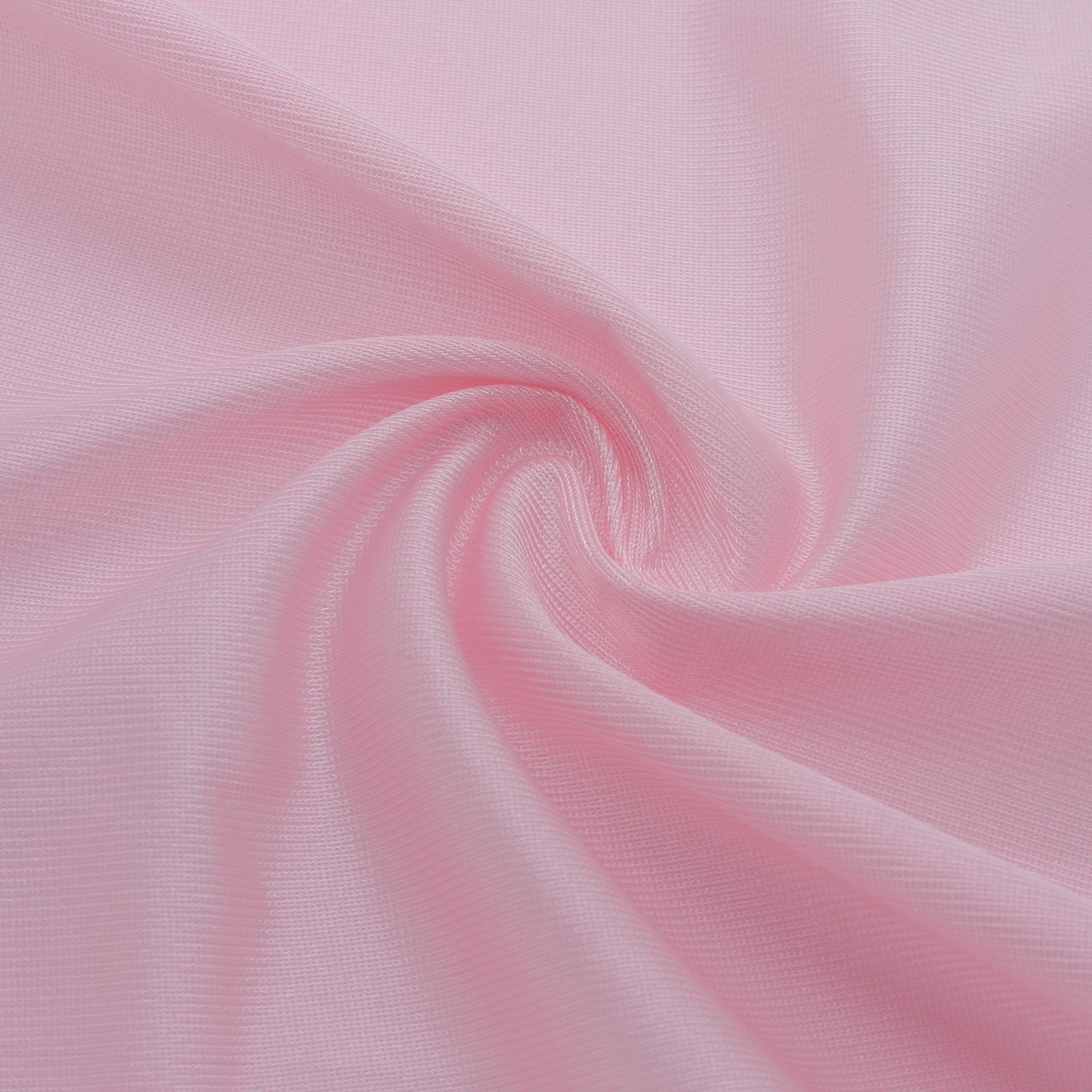Tissu plain tricot rose léger et fluide