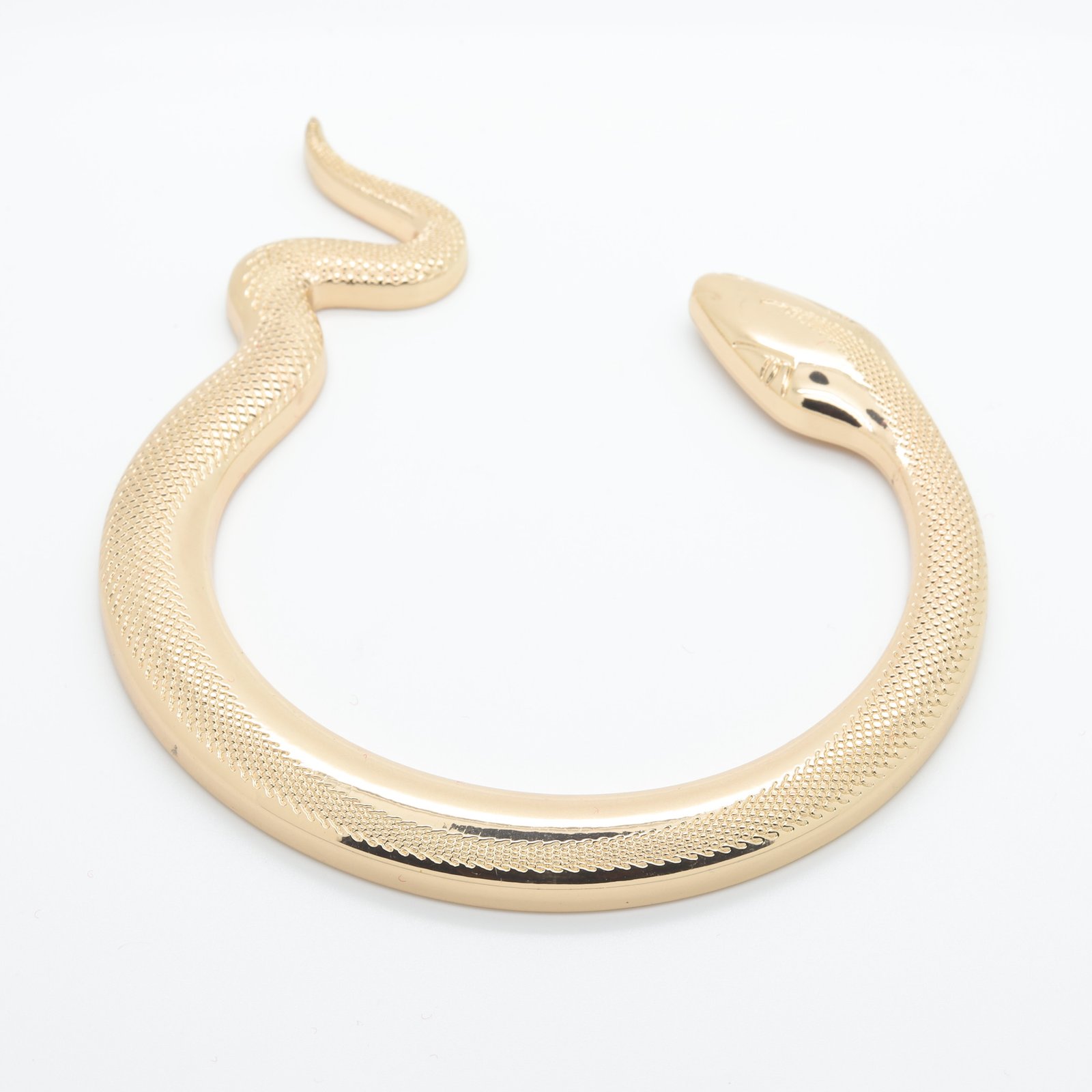 | Torque serpent en métal doré | D'YRSAN