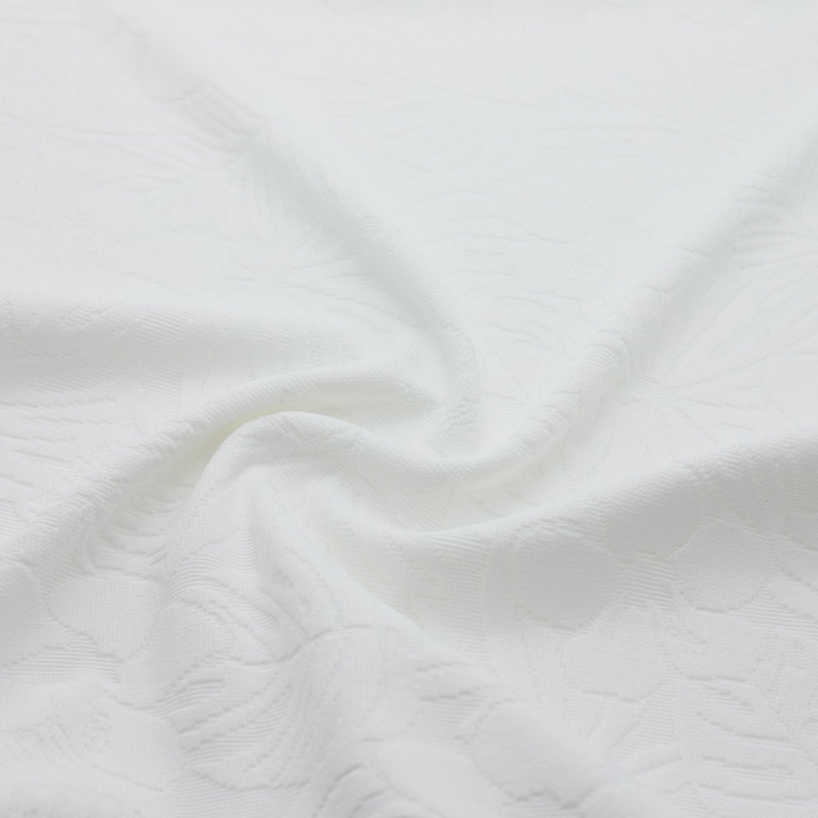 Tissu jacquard à motifs floraux et feuillages